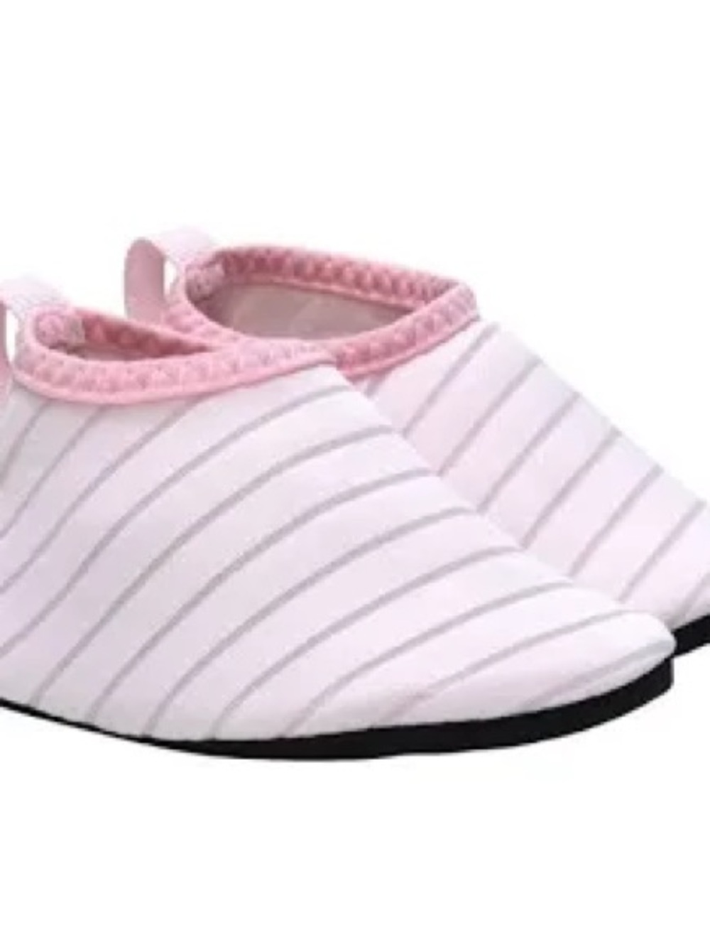 Robeez Kids Pink Striped Slip-On water Shoes 2.5 years